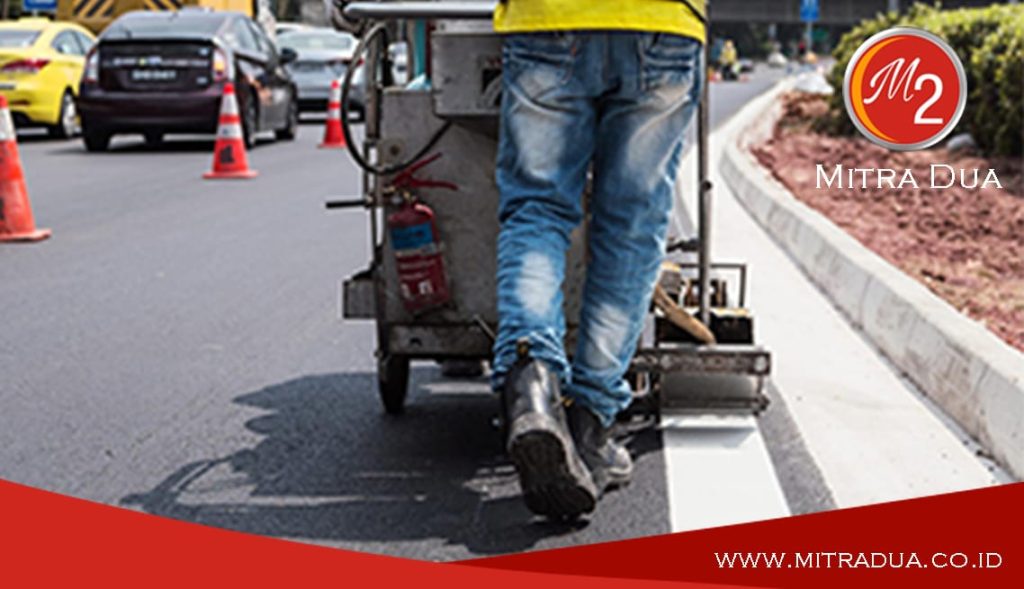 Bagaimana Cara Pengecatan Marka jalan Yang Benar
